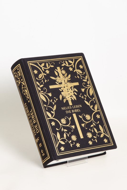 Neues Leben. Die Bibel - Gold/Tintenschwarz