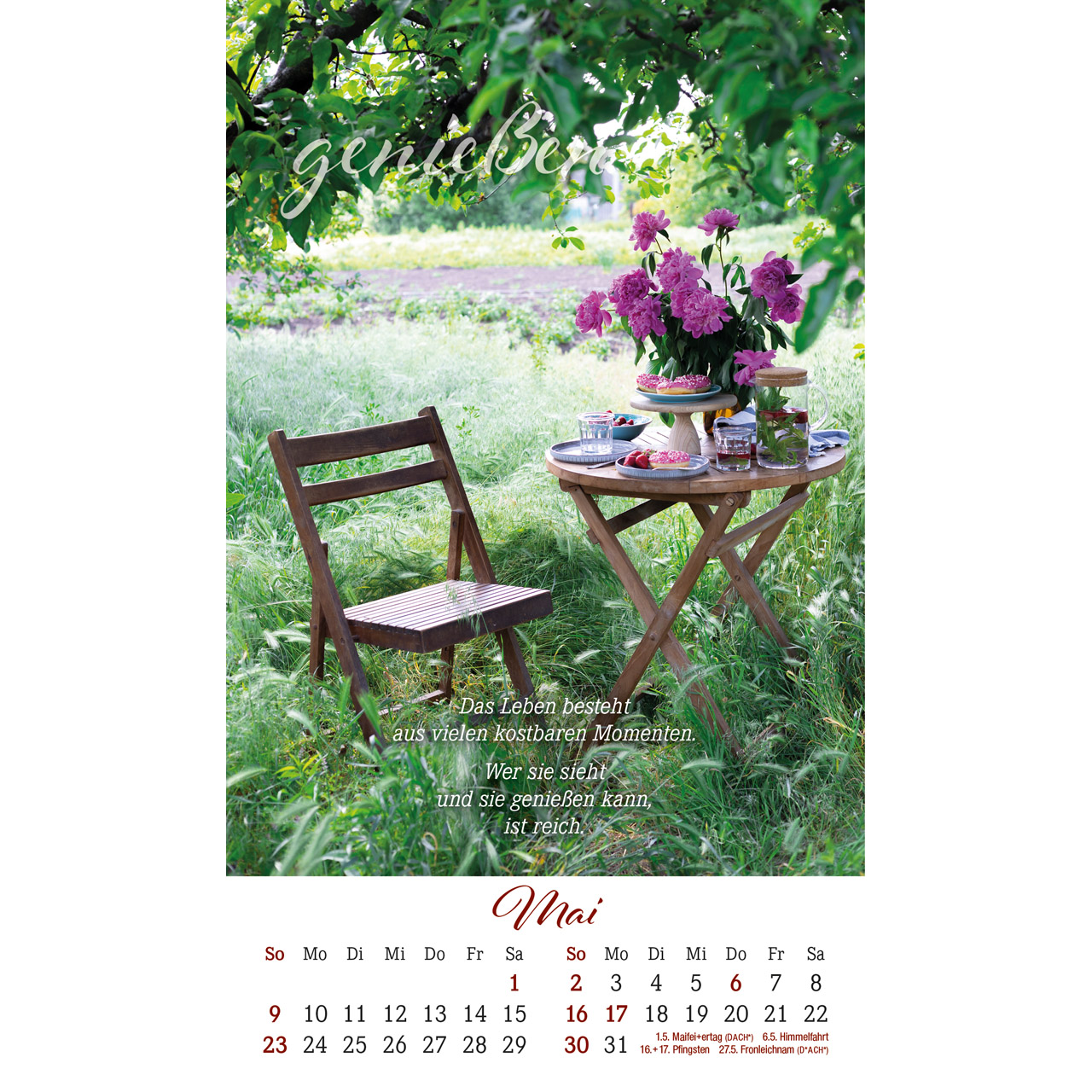 Ein Augenblick für dich 2027 - Postkartenkalender
