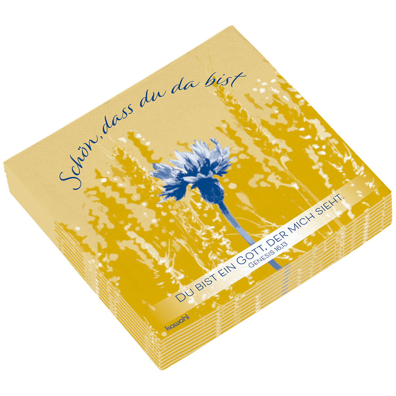 20er-Pack Servietten 'Schön, dass du da bist'