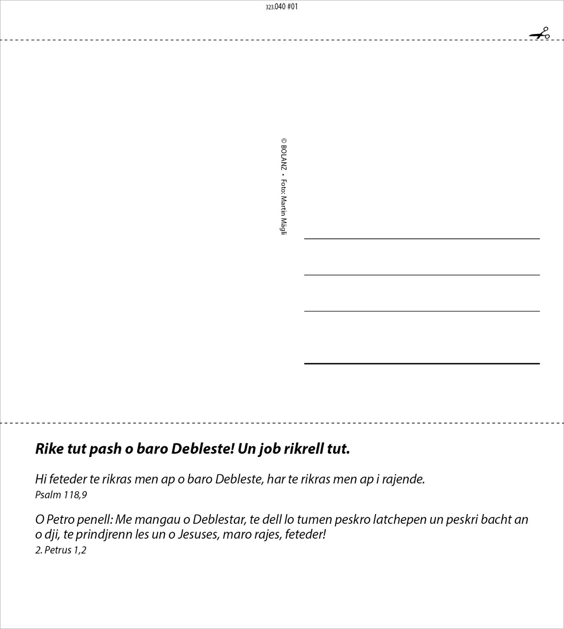 Leben für Dich 2027 - Verteilkalender Romanes