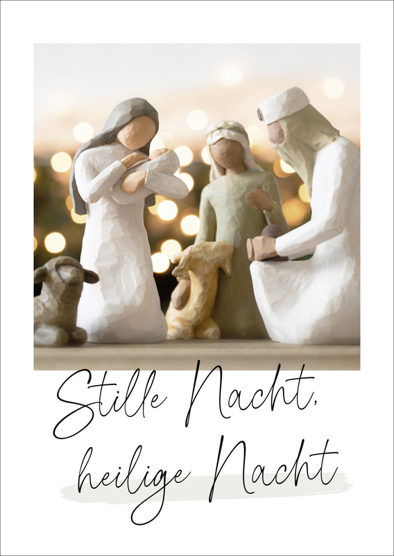 Himmlische Weihnachtsgrüße - Postkartenset