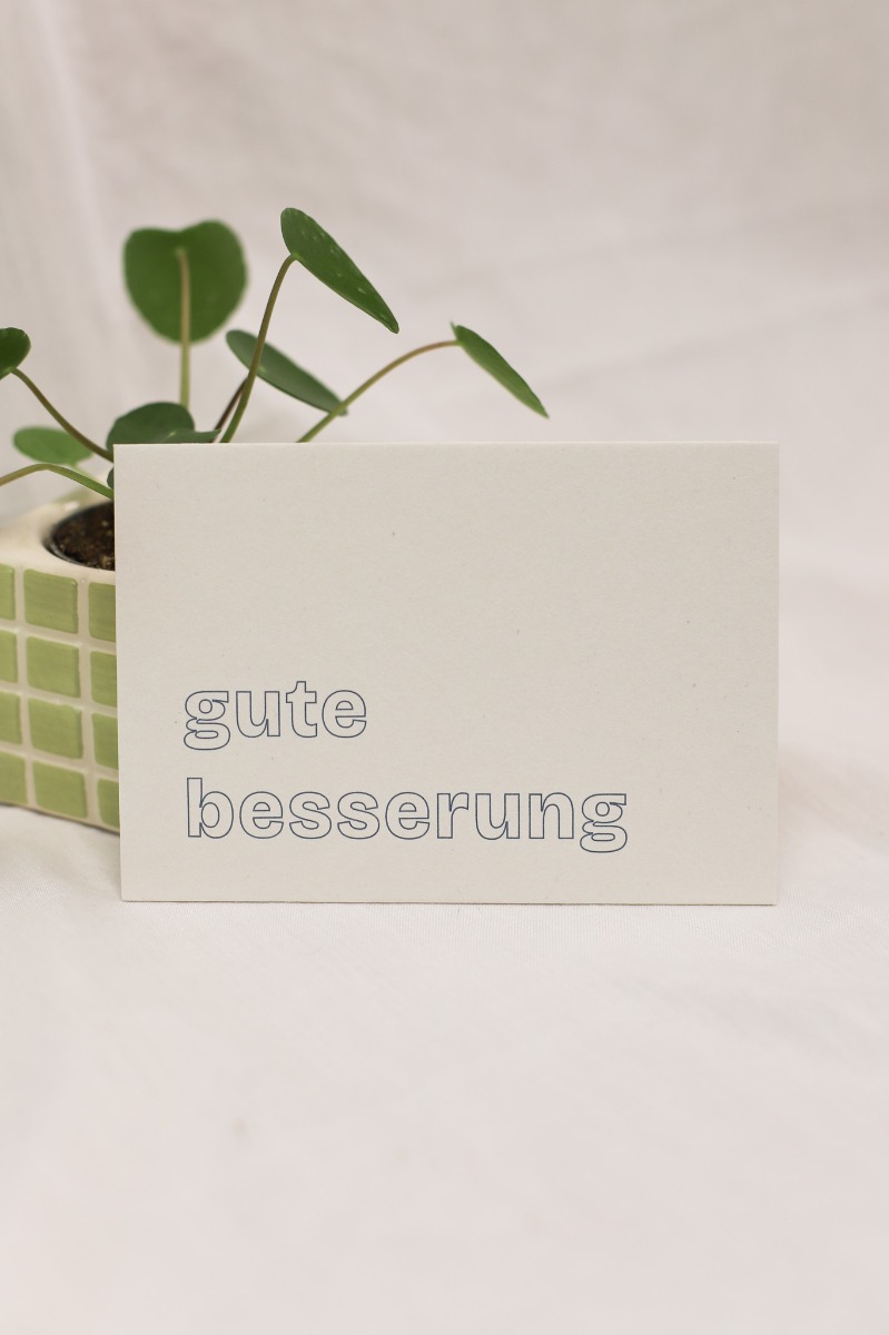 Postkarten 10 Stück - Gute Besserung