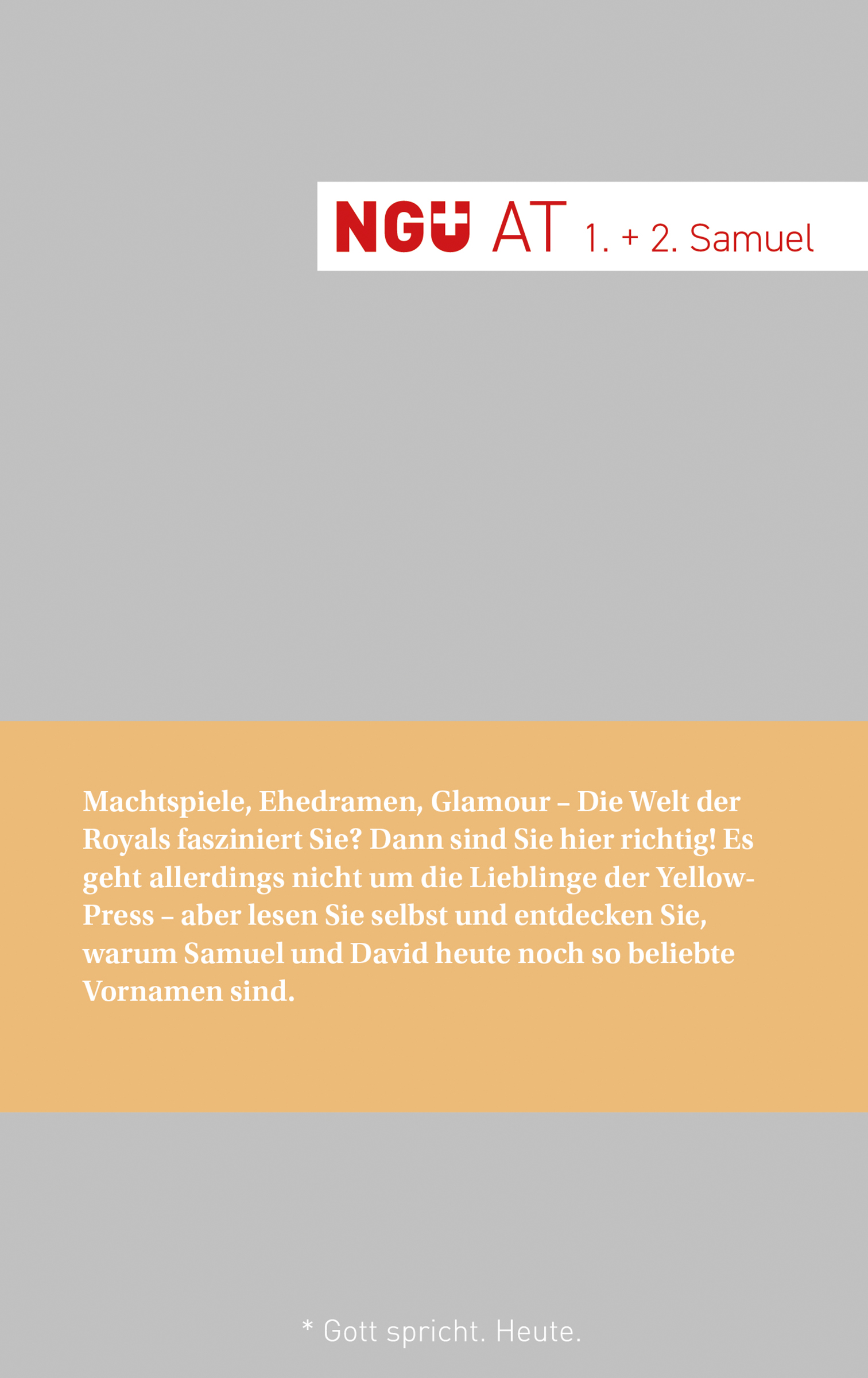 NGÜ AT Das erste und zweite Buch Samuel