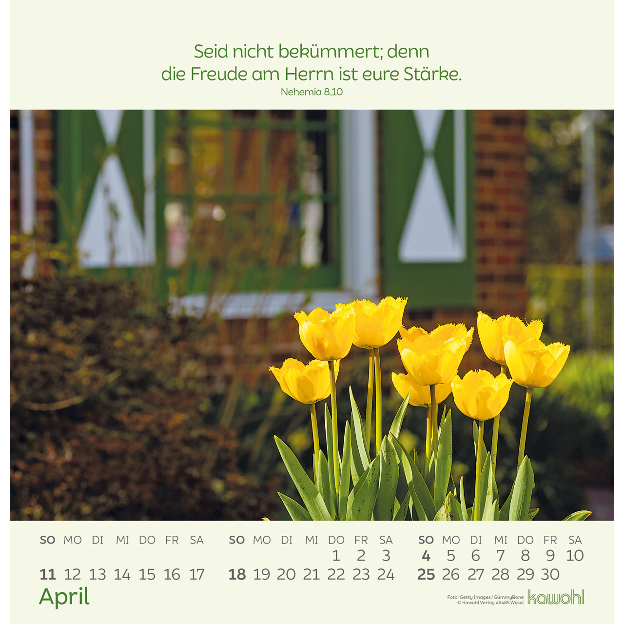 Blumengrüße 2027 - Wandkalender