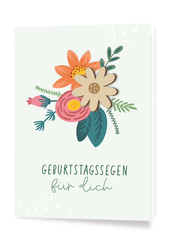 Faltkarte Geburtstagssegen für dich
