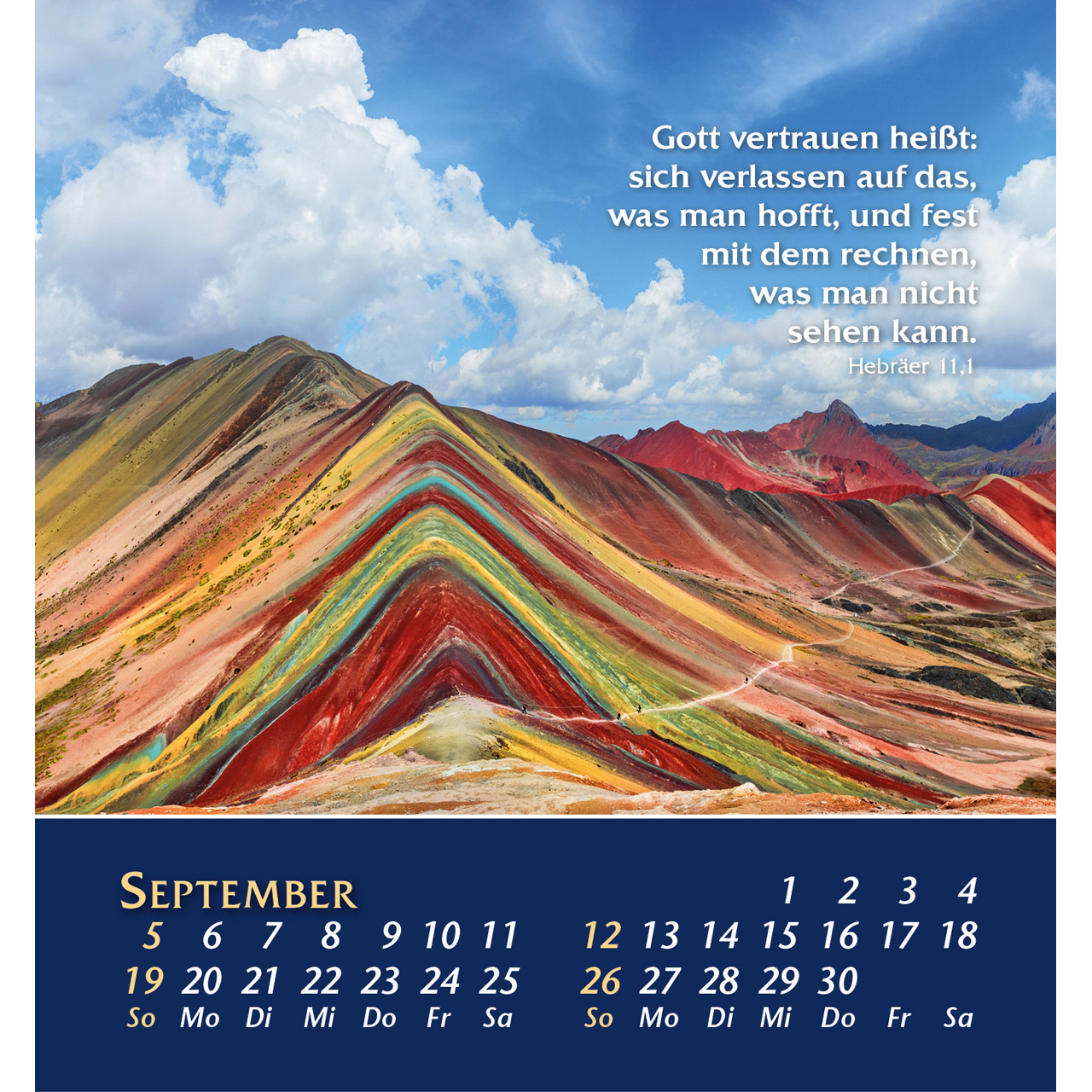 Aus der Stille leben 2027 - Aufstellkalender