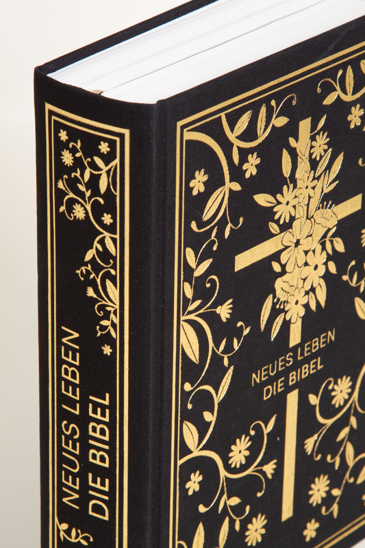 Neues Leben. Die Bibel - Gold/Tintenschwarz