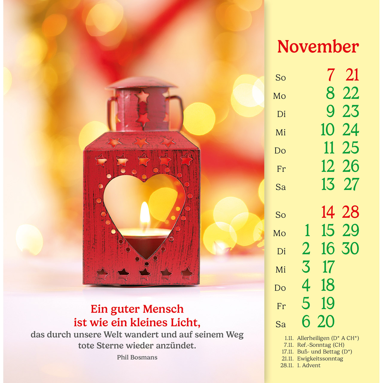 Phil Bosmans 2027 -  Postkartenkalender