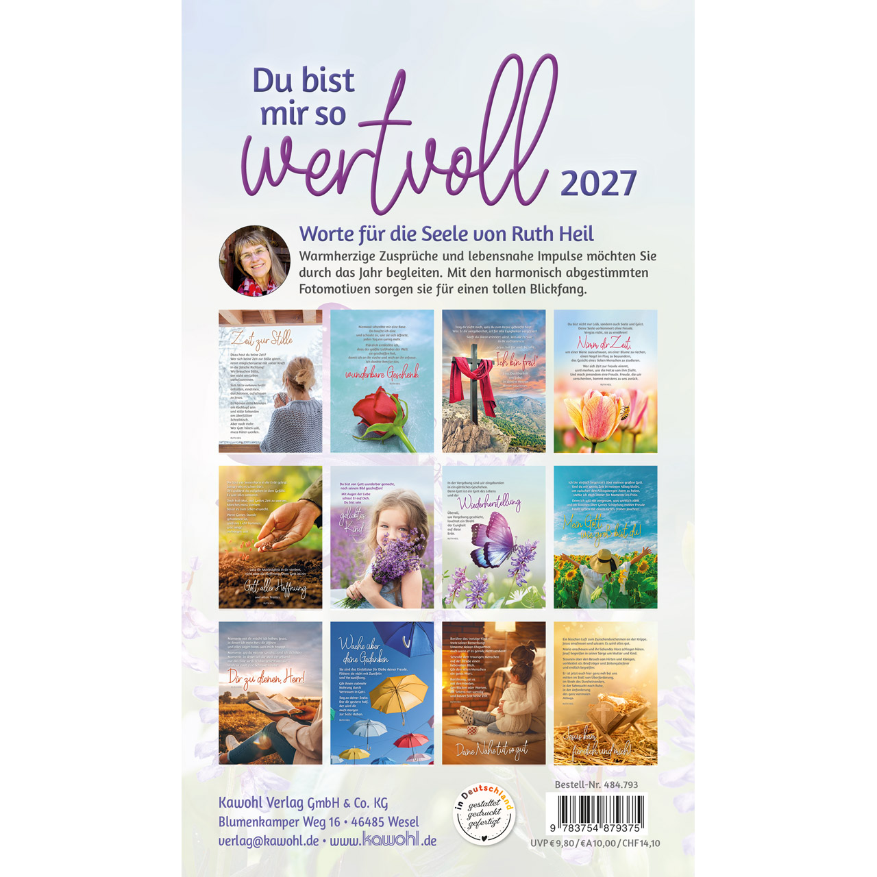 Du bist mir so wertvoll 2027 - Postkartenkalender