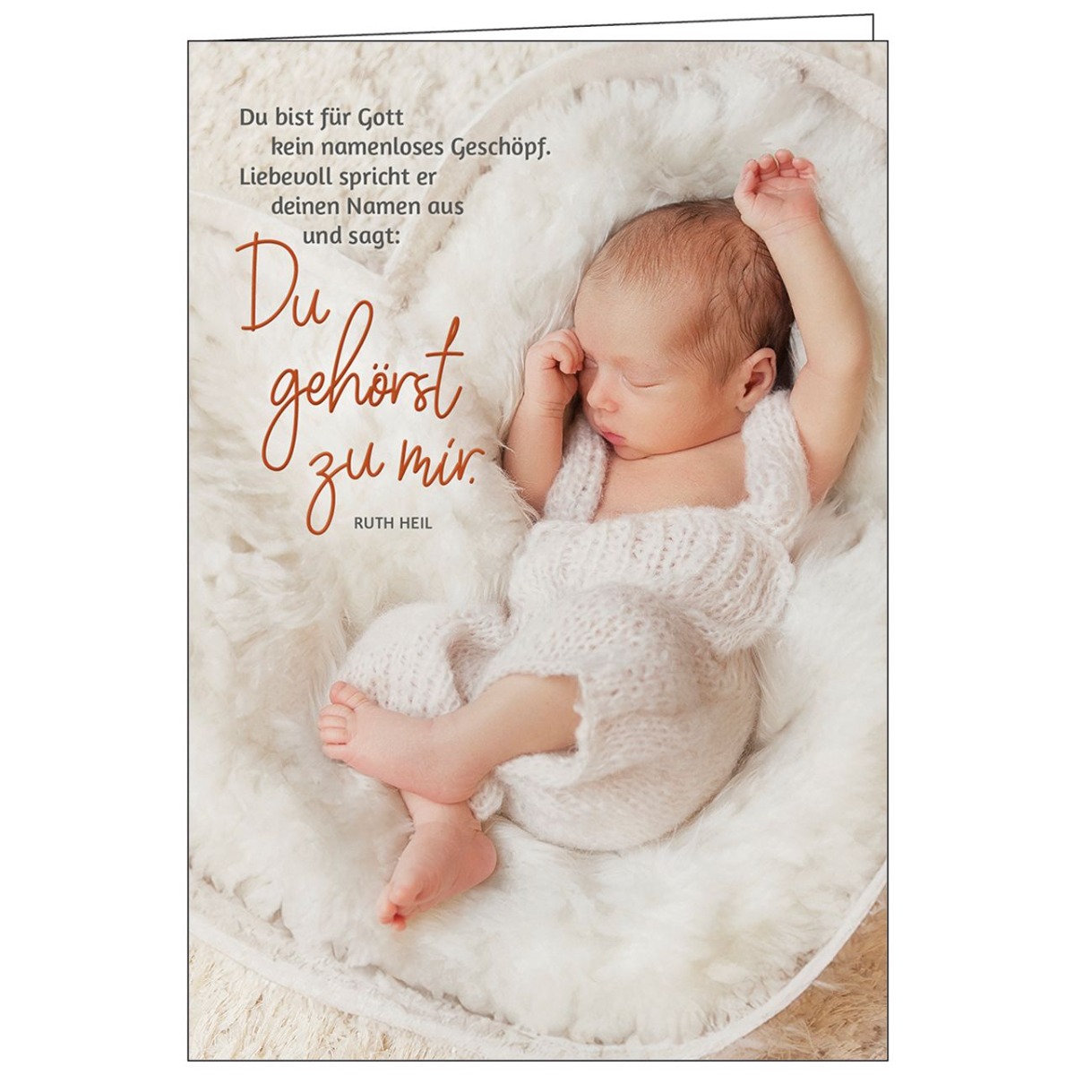 Faltkarte Du gehörst zu mir