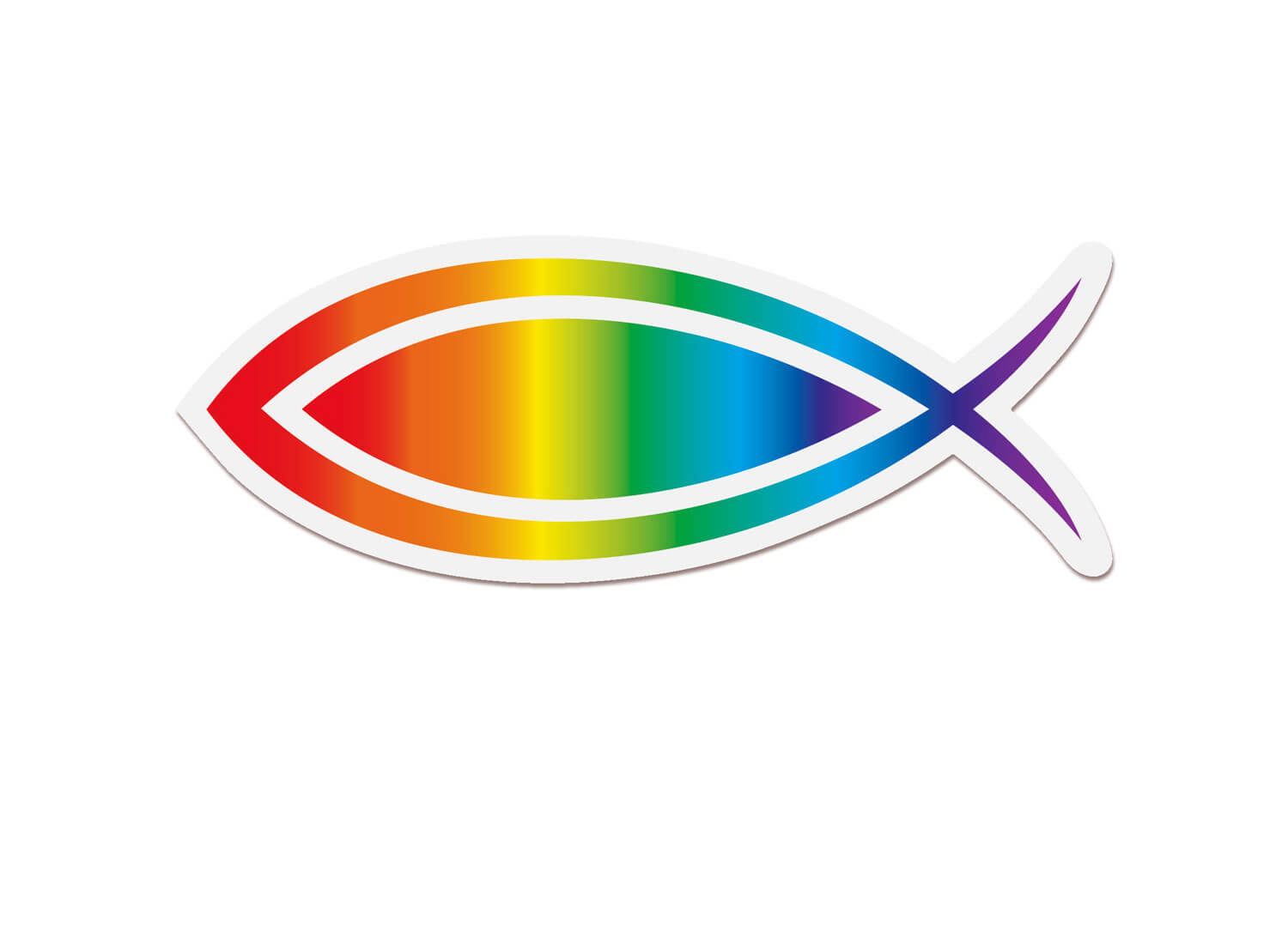 Autoaufkleber 'Regenbogenfisch'