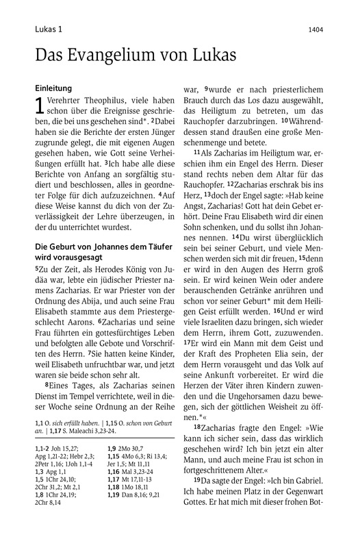 Neues Leben. Die Bibel - Sonderausgabe