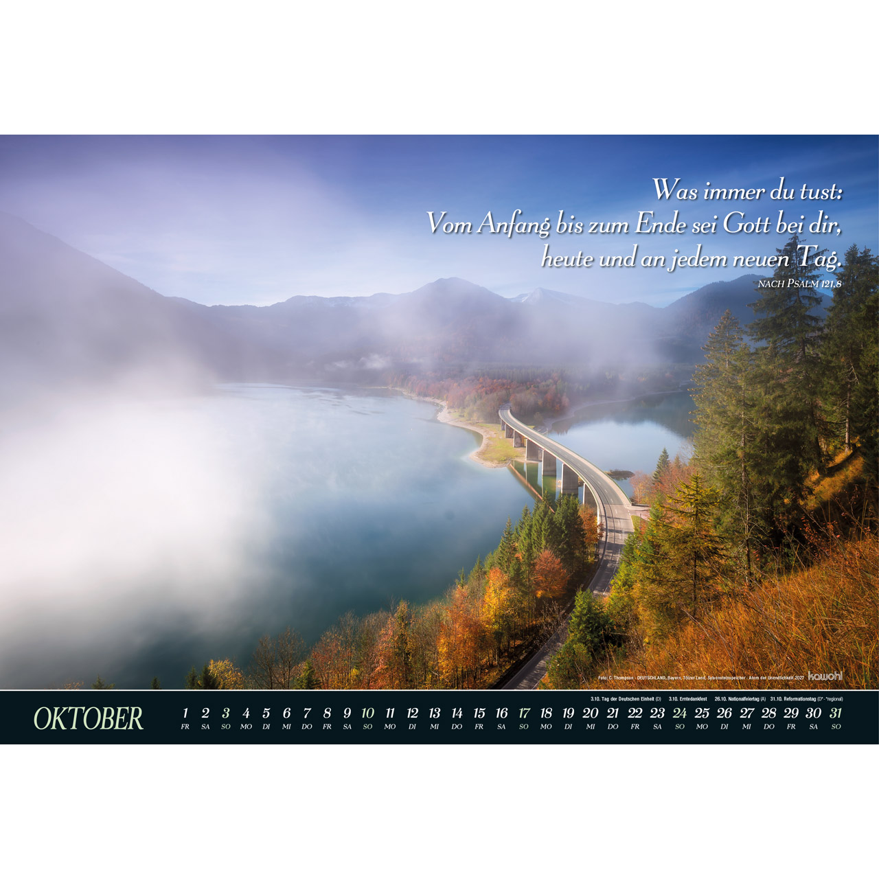 Atem der Unendlichkeit 2027 - Wandkalender Panorama