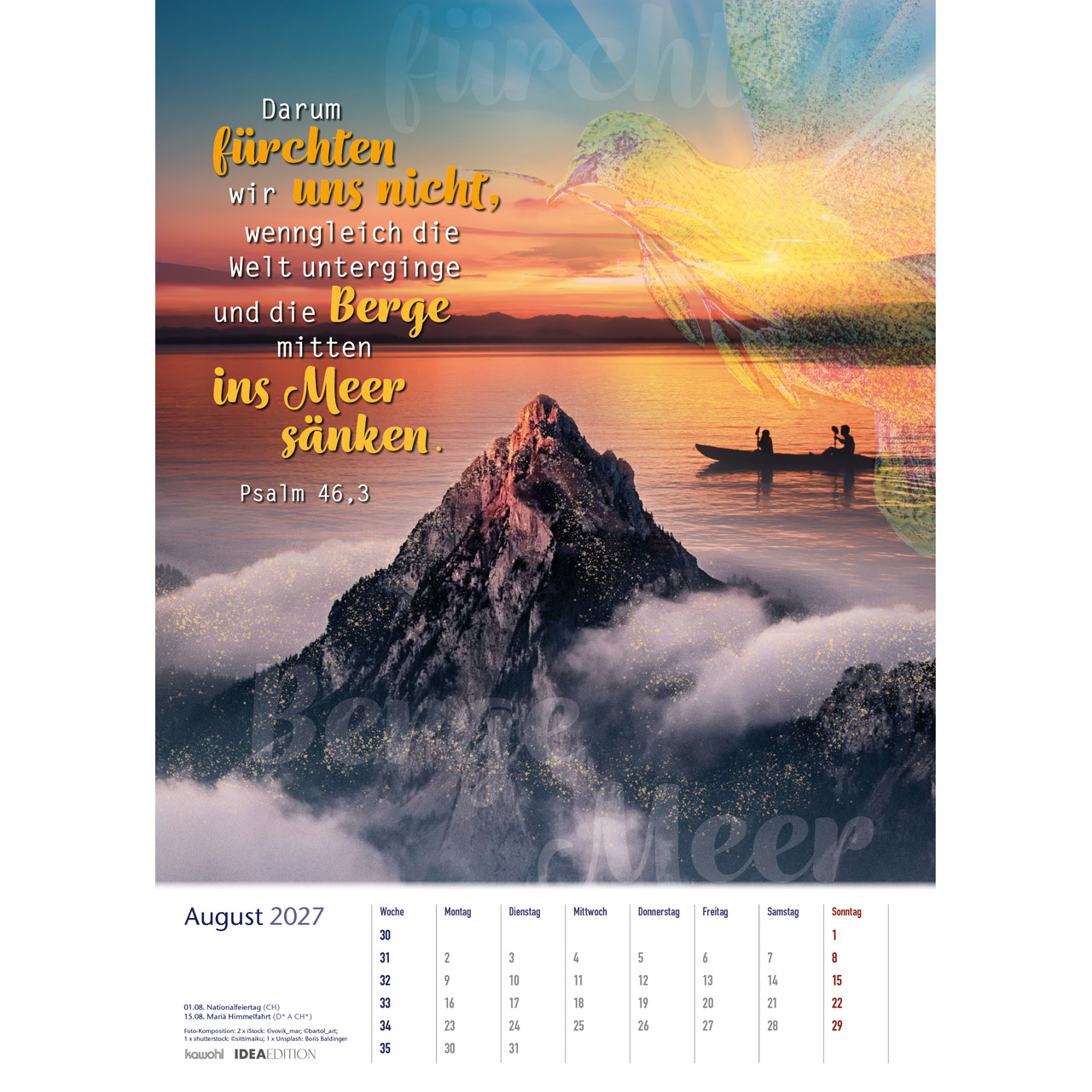 Auf seinem Weg 2027 - Wandkalender IDEA Edition