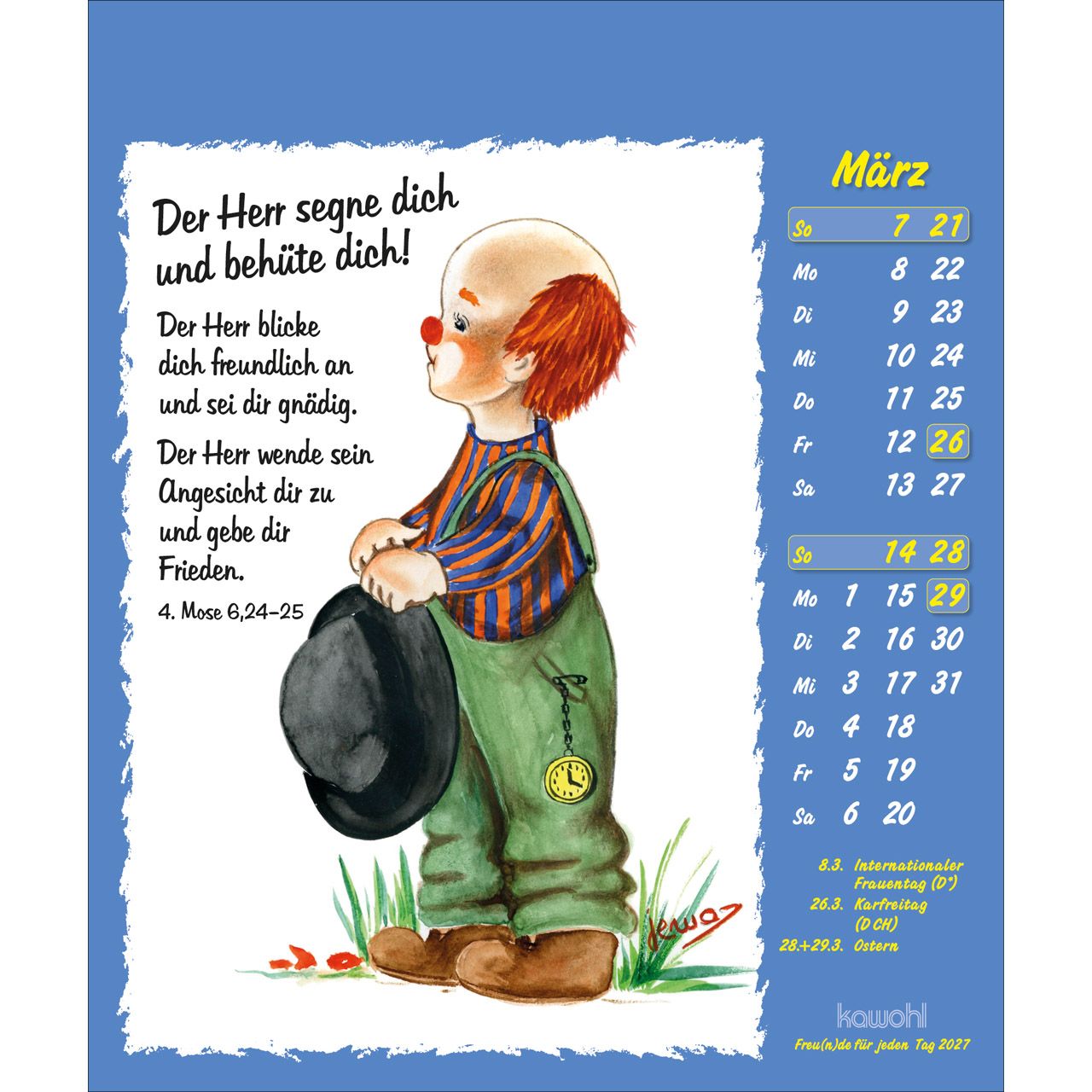 Freunde für jeden Tag 2027 - Postkartenkalender