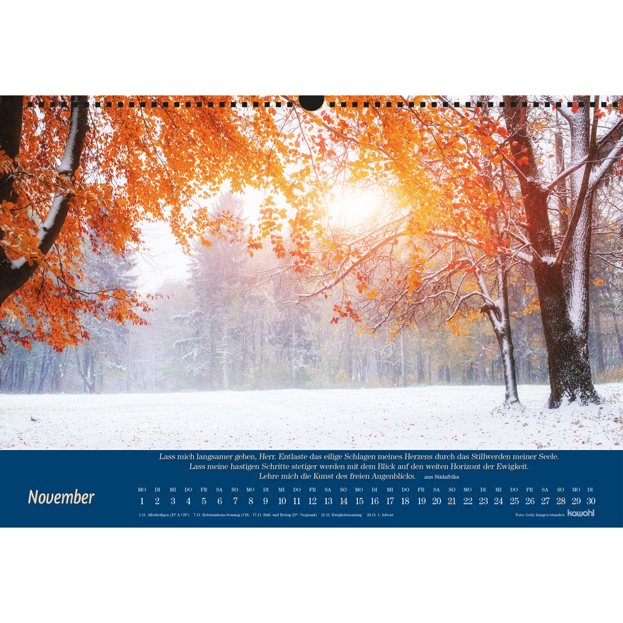 Atemholen 2027 - Wandkalender
