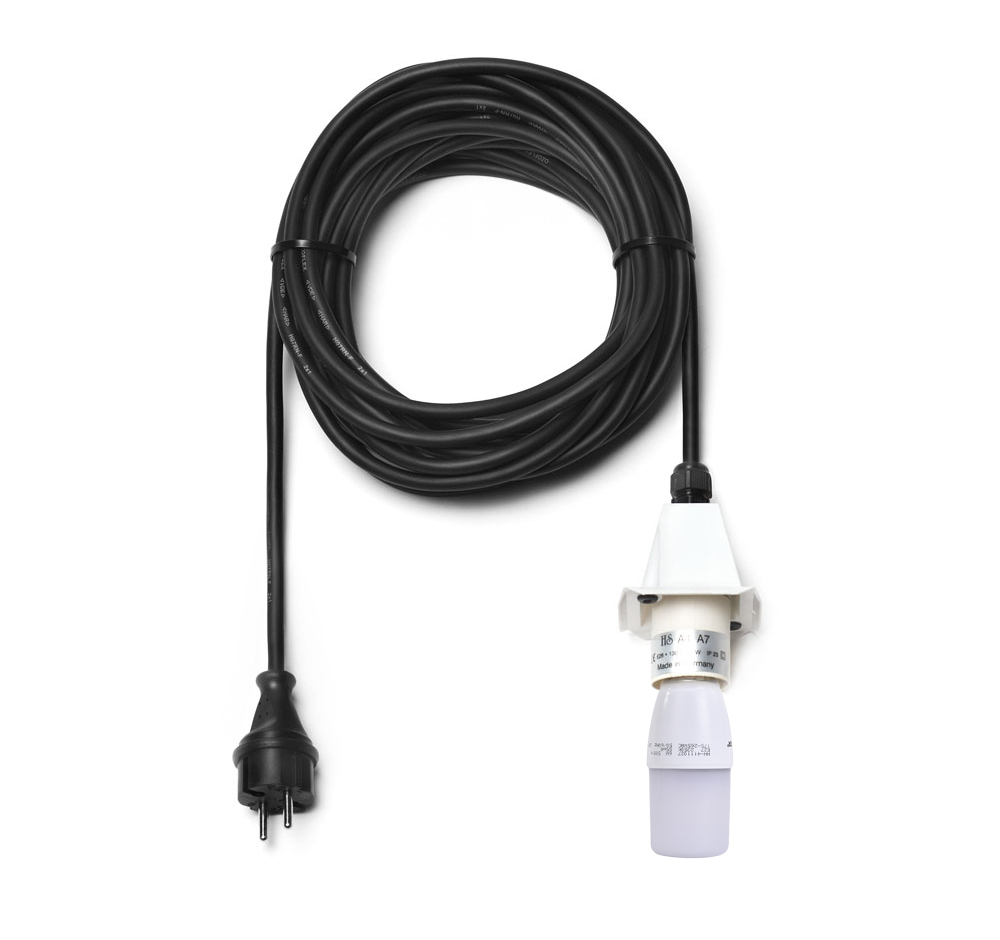 Außen-Kabel 10 m mit Deckel weiß A4/A7 (LED)