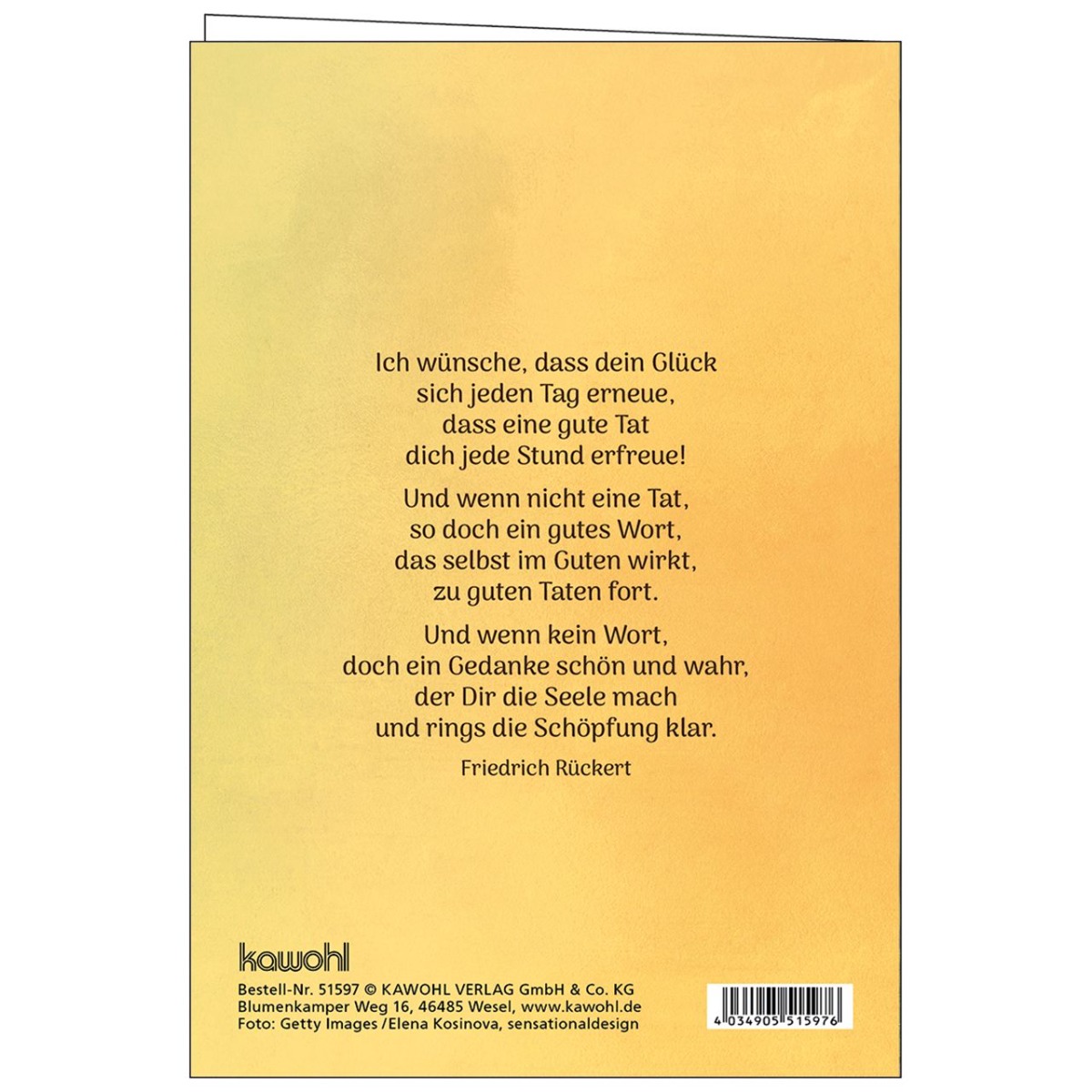 Faltkarte Herzlichen Glückwunsch zum Geburtstag