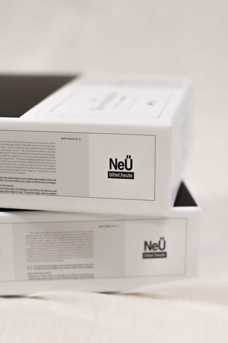 NeÜ - LIEBEZURBIBEL (Schreibrandbibel braun) mit Namensprägung