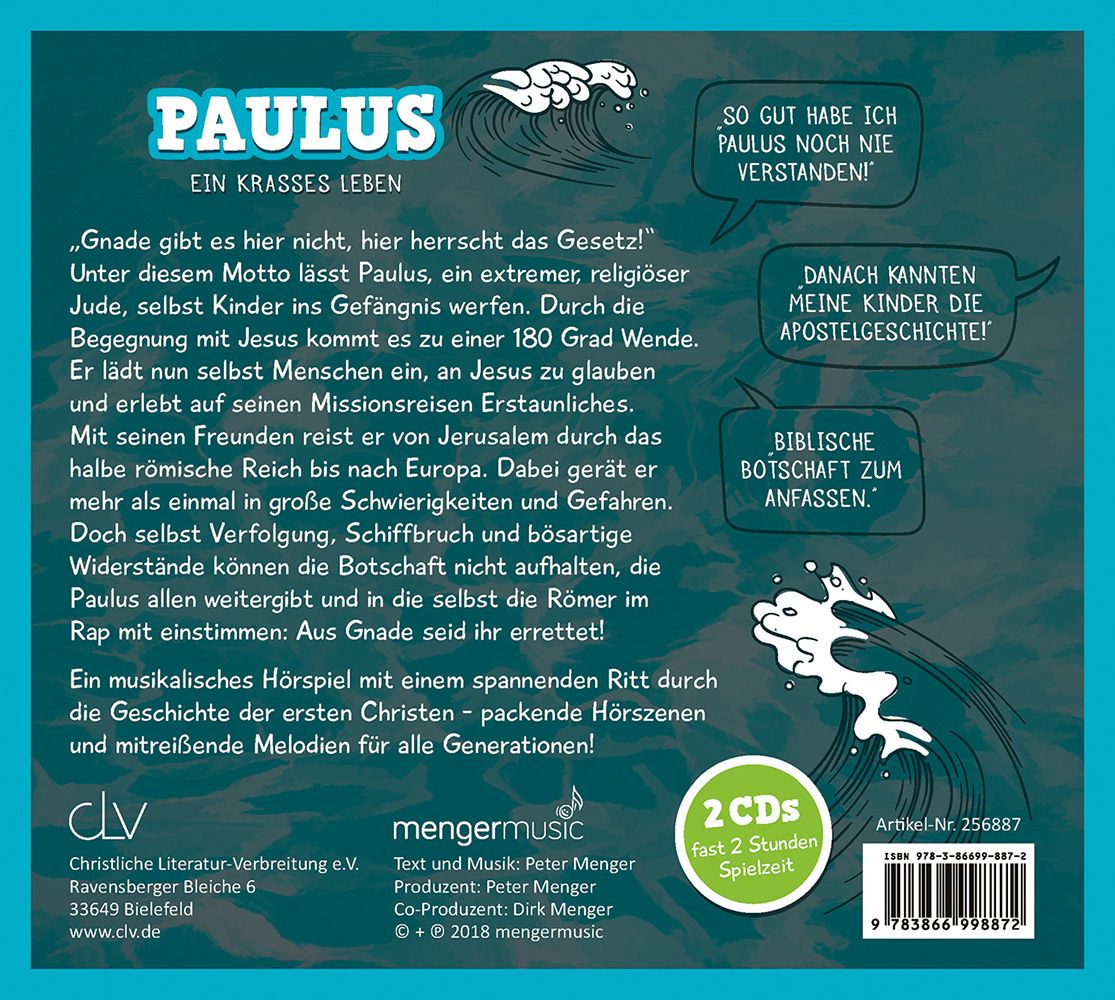 Paulus - Ein krasses Leben (2 CDs)