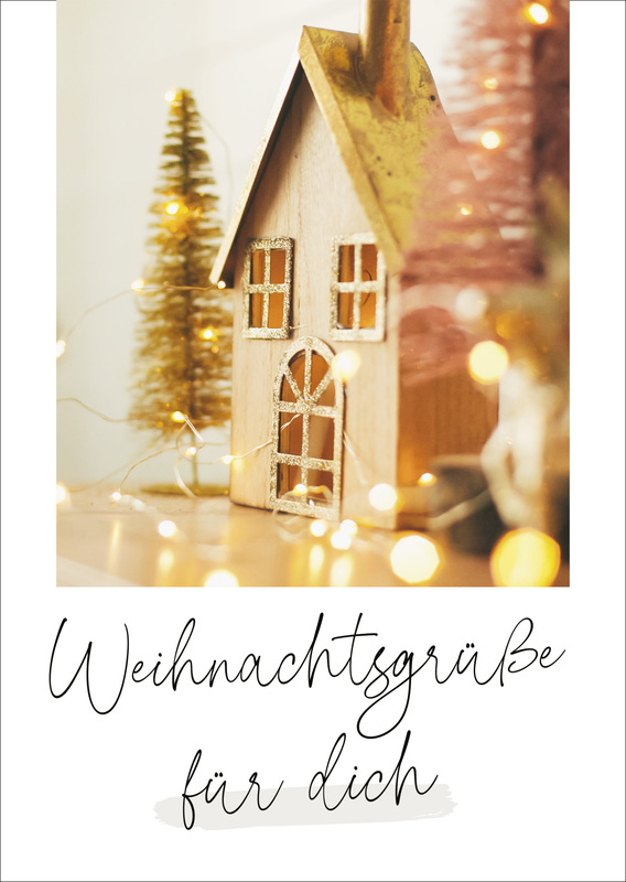 Himmlische Weihnachtsgrüße - Postkartenset