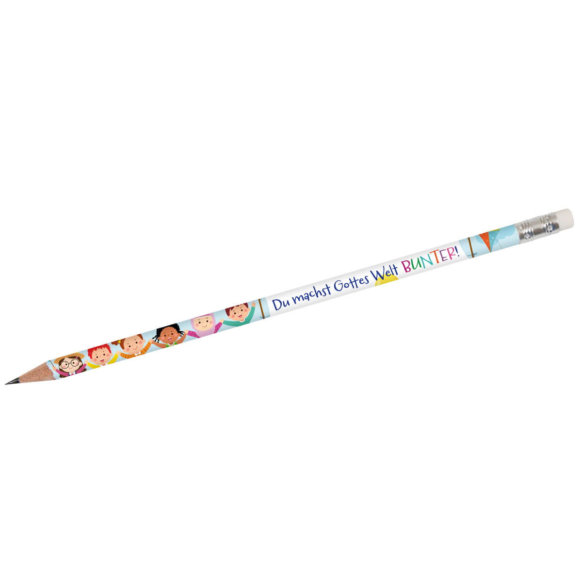 Bleistift 'Du machst Gottes Welt BUNTER!'