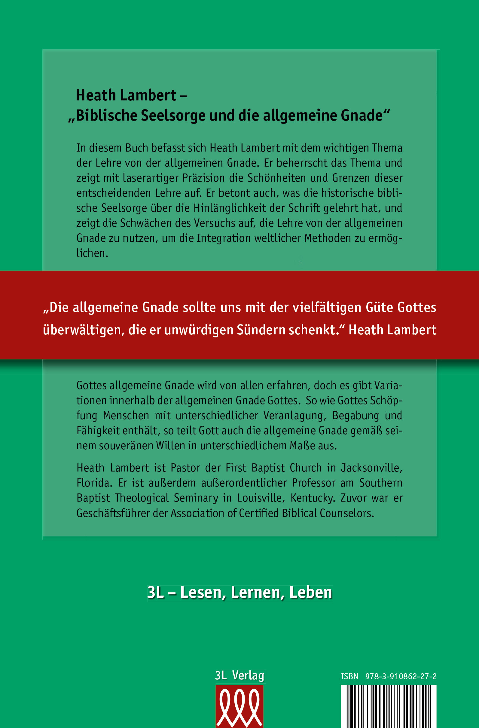 Biblische Seelsorge und die allgemeine Gnade