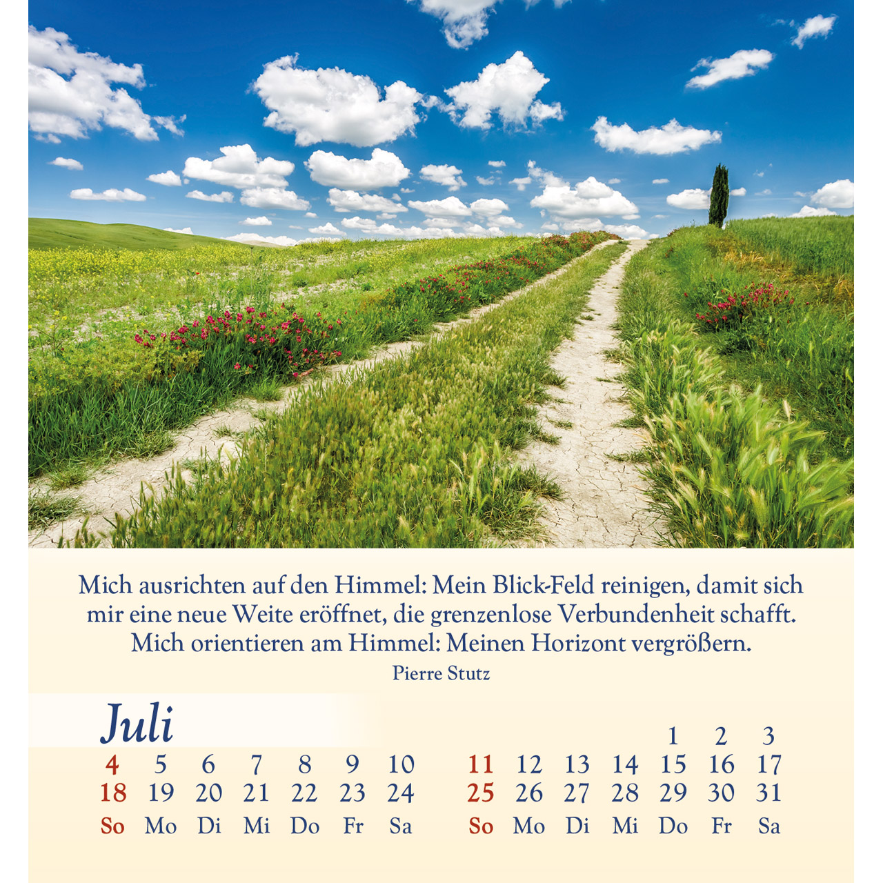 Licht für deine Seele 2027 - Aufstellkalender