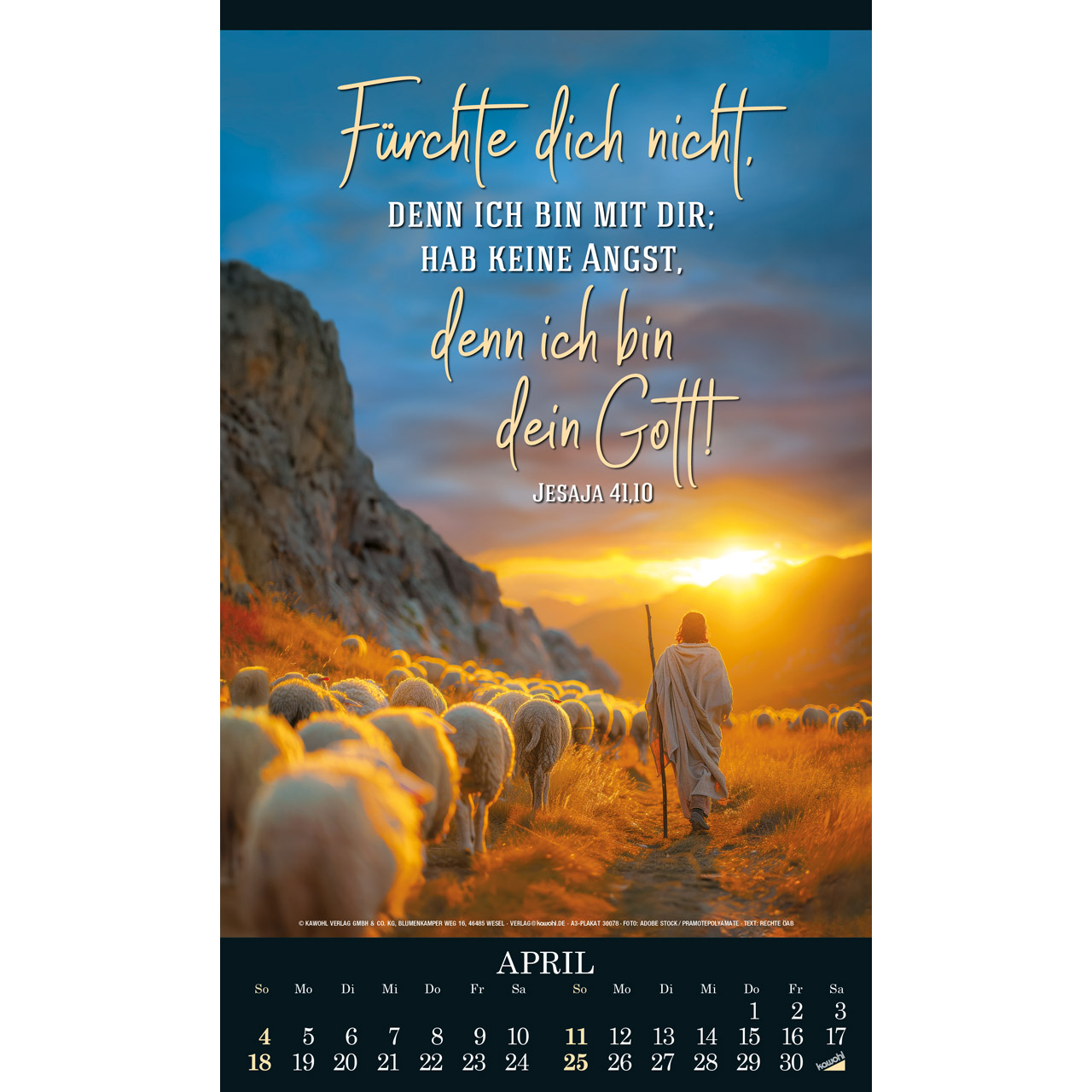 Alles in uns schweige 2027 - Wandkalender