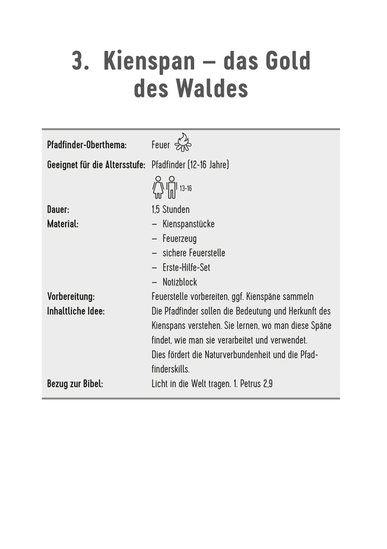 Waldläufer, Kluft und Knoten knüpfen
