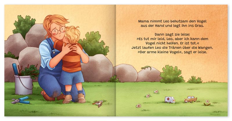 Leo und der kleine Vogel (Trauer)