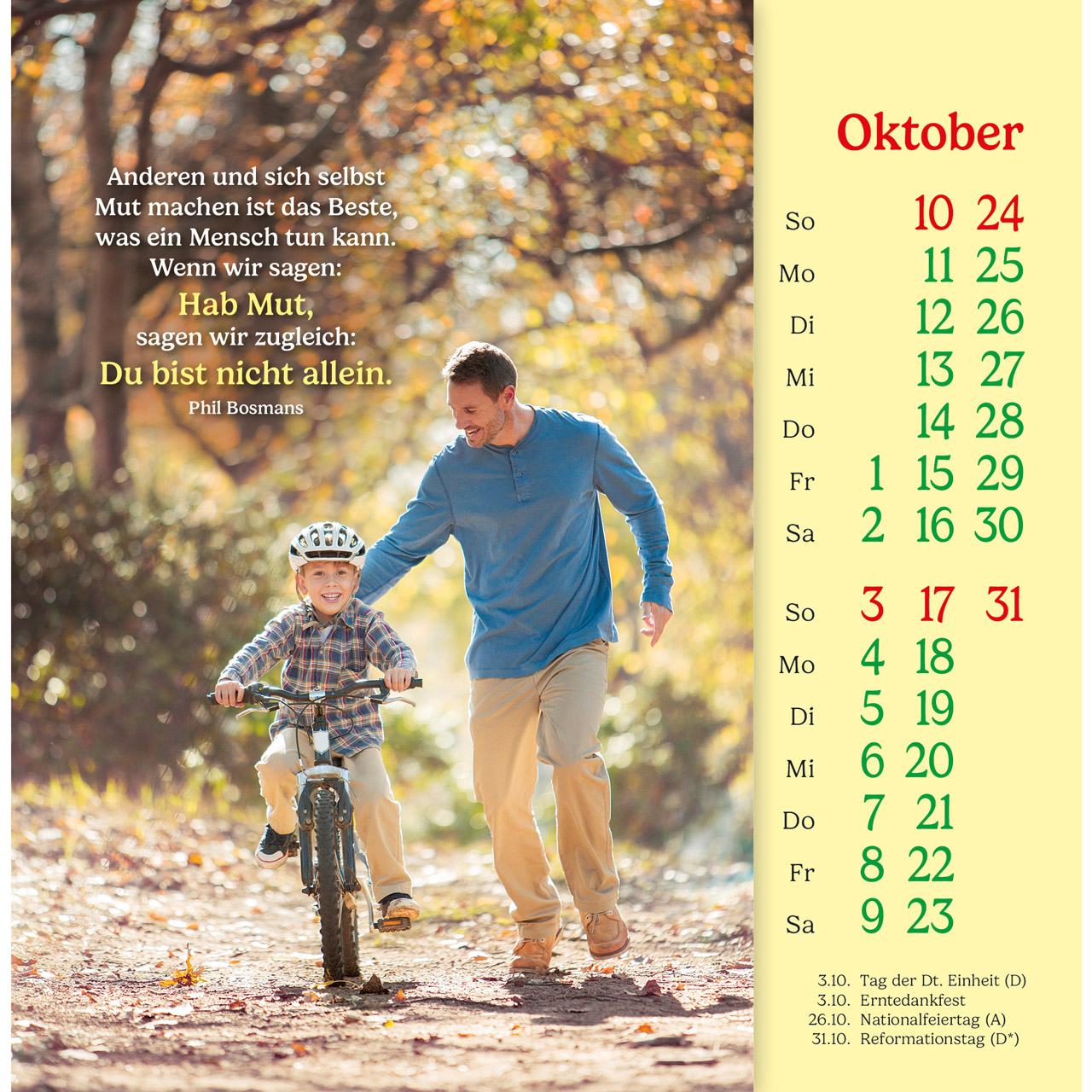 Phil Bosmans 2027 -  Postkartenkalender