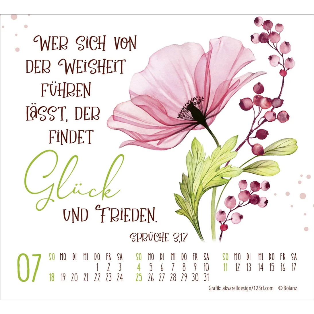Geschützt in seiner Hand 2027 - Minikalender