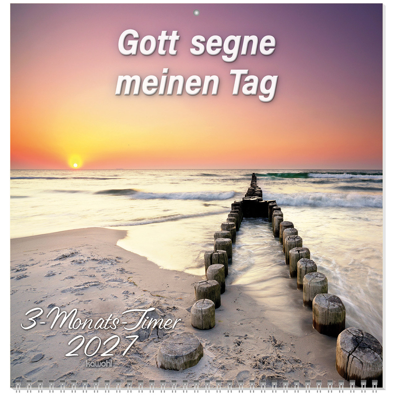 Gott segne meinen Tag 2027 - Wandkalender Timer