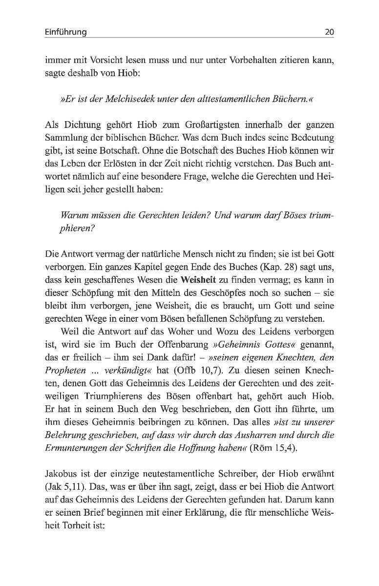 Kommentar zum Buch Hiob