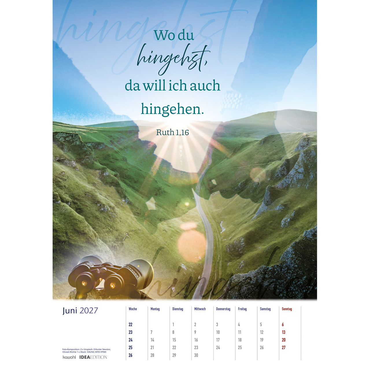 Auf seinem Weg 2027 - Wandkalender IDEA Edition