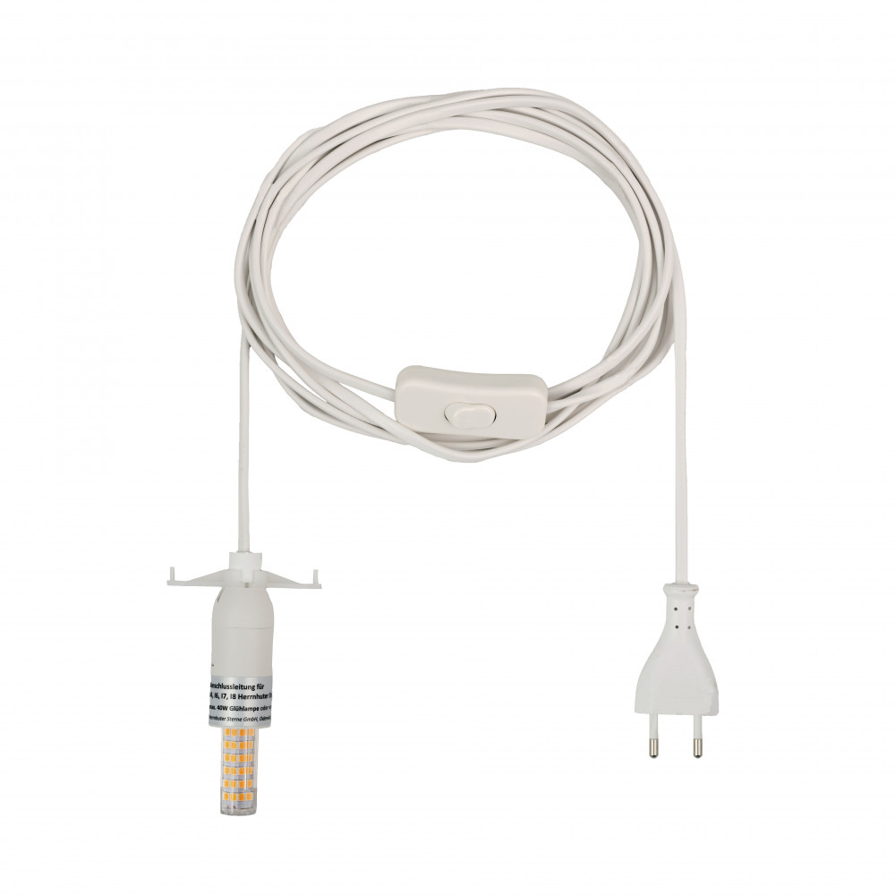Kabel Innenbeleuchtung Herrnhuter Sterne I4-I8 6 Meter
