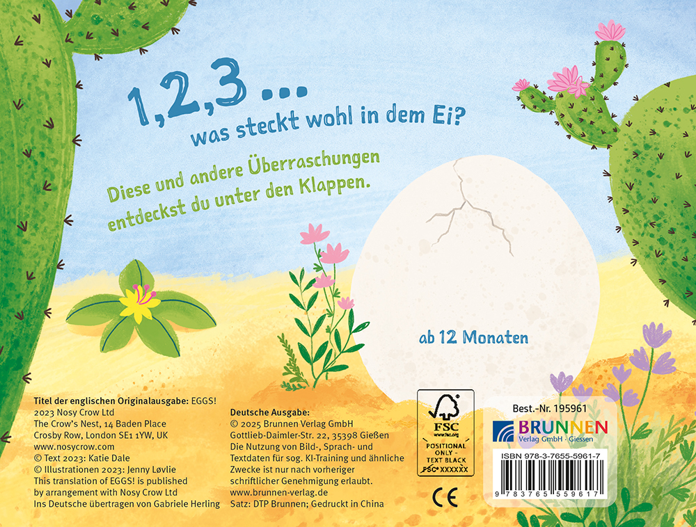 1, 2, 3 ... was schlüpft da aus dem Ei?