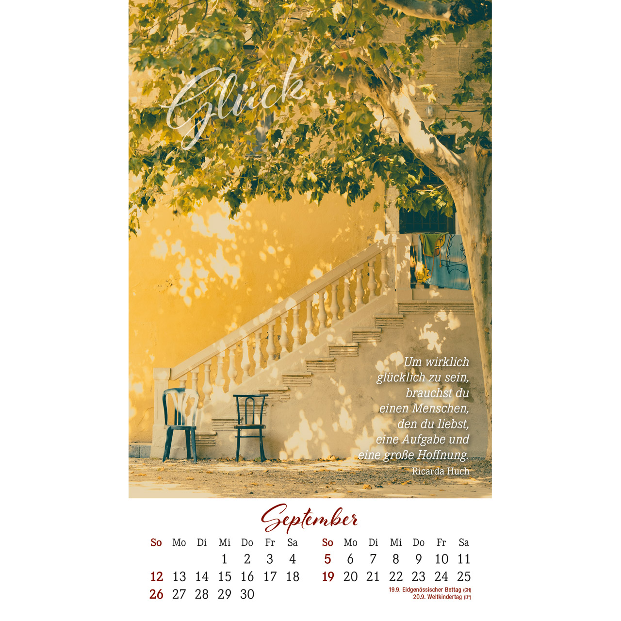 Ein Augenblick für dich 2027 - Postkartenkalender
