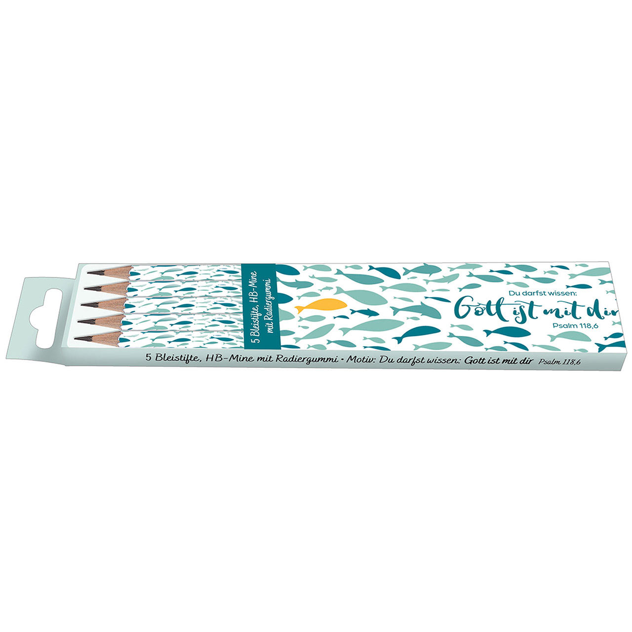 Bleistift 5 Ex. 'Gott ist mit dir!'
