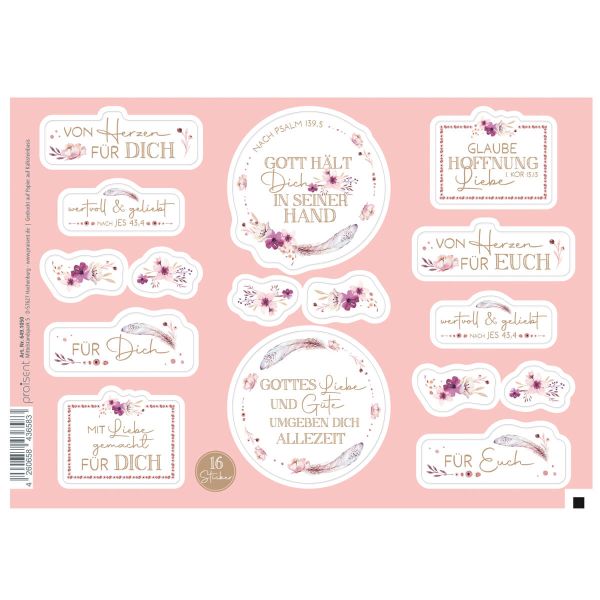 Stickerbogen 'In seiner Hand'