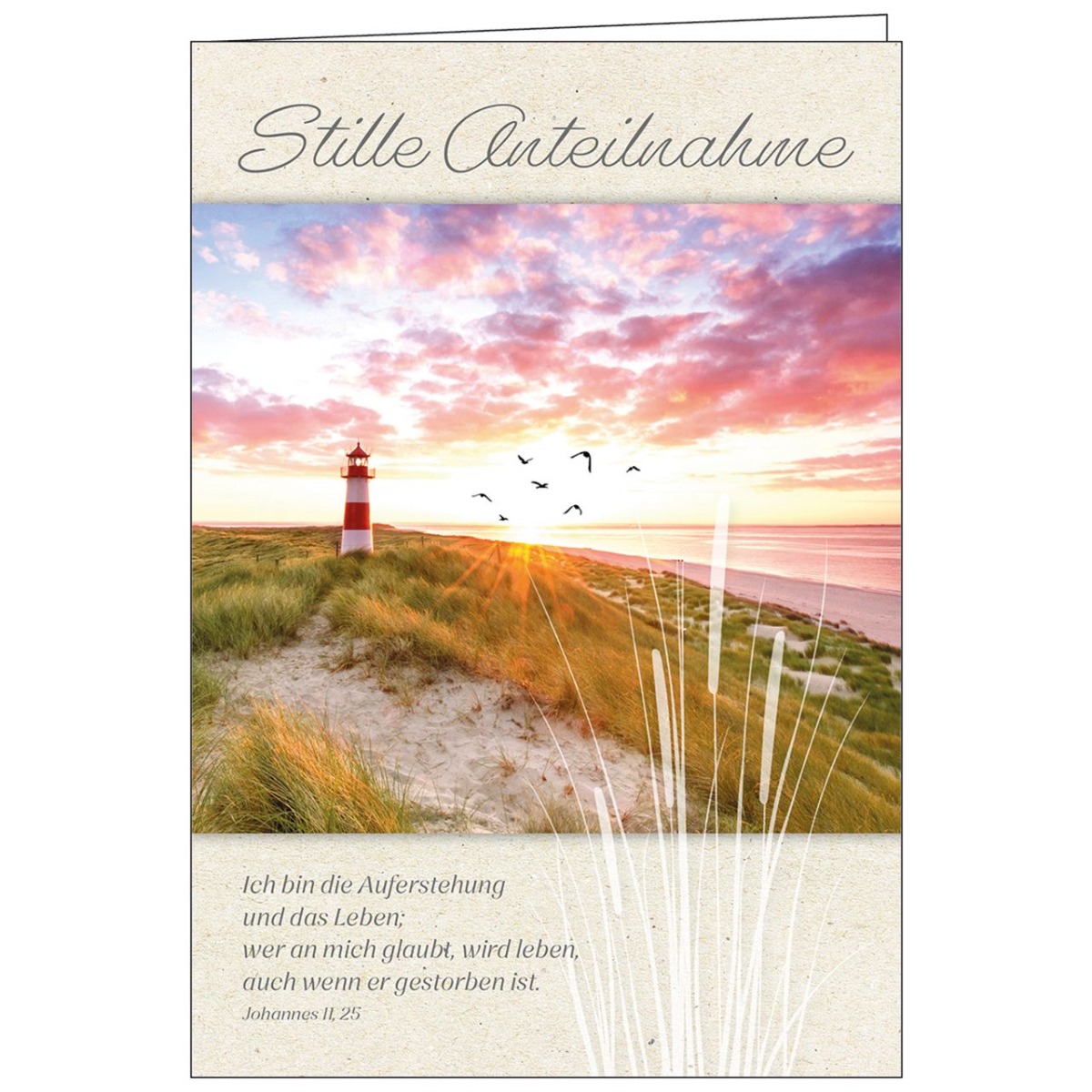 Faltkarte Stille Anteilnahme