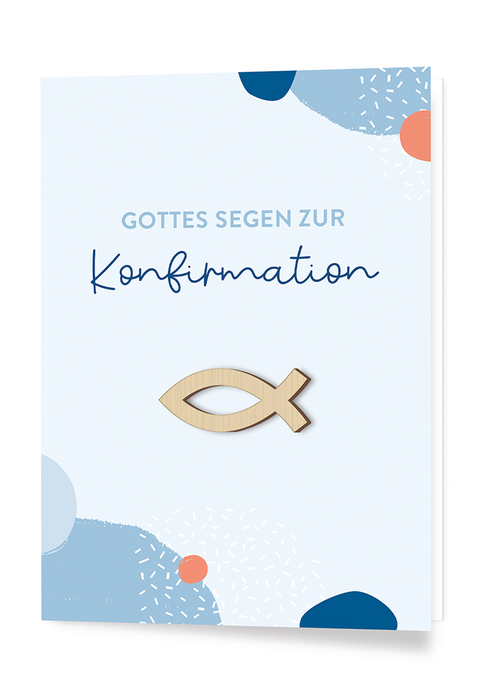 Faltkarte Gottes Segen zur Konfirmation
