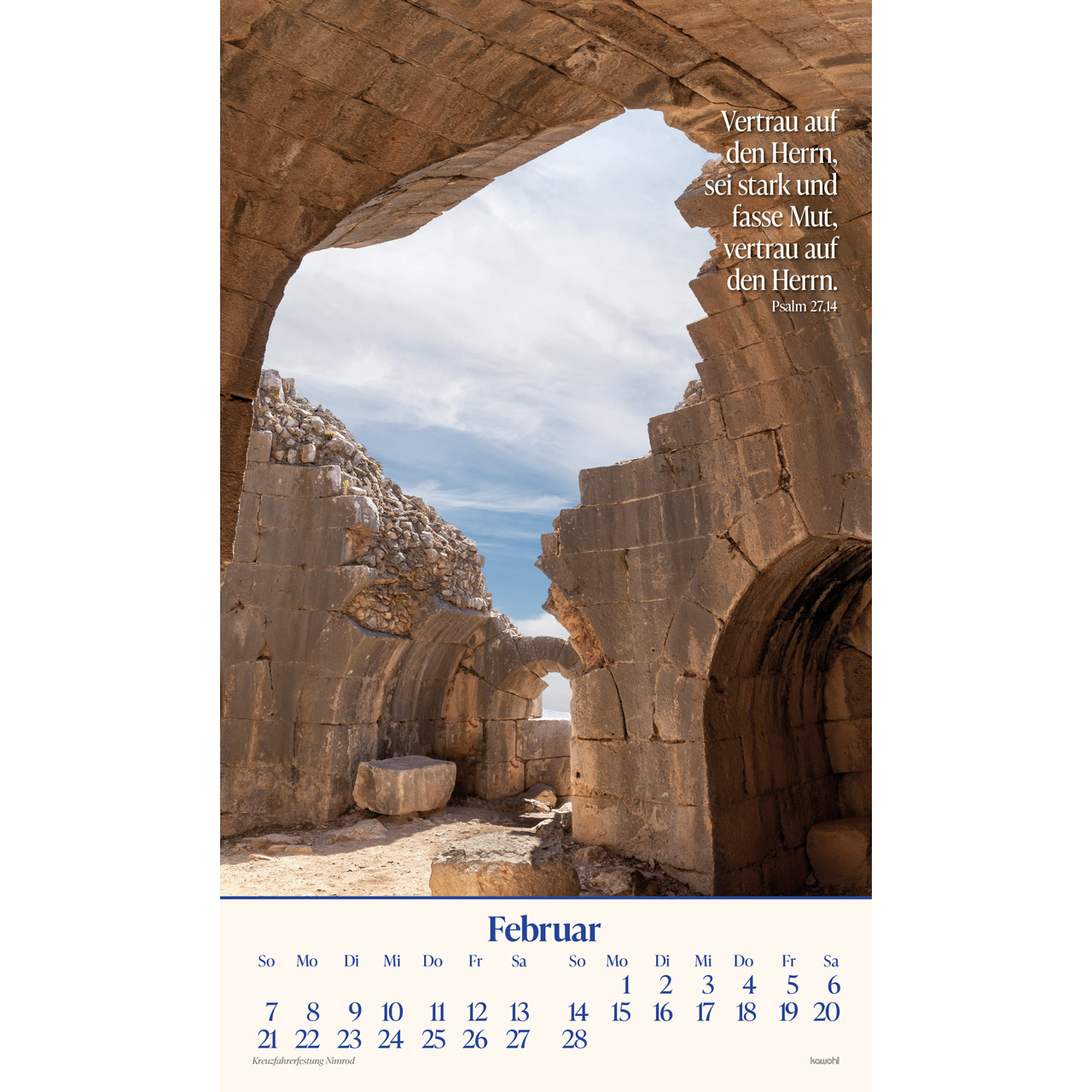 Das Heilige Land 2027 - Wandkalender