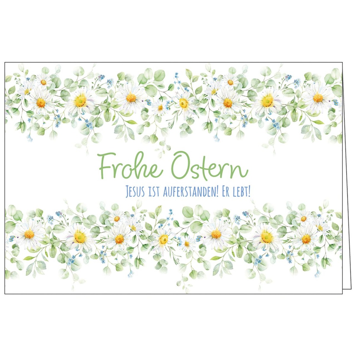 Faltkarte Frohe Ostern - Jesus ist auferstanden!