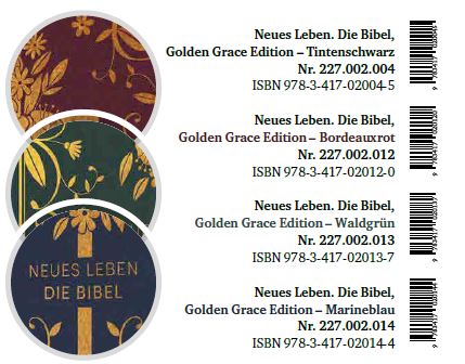 Neues Leben. Die Bibel - Gold/Tintenschwarz