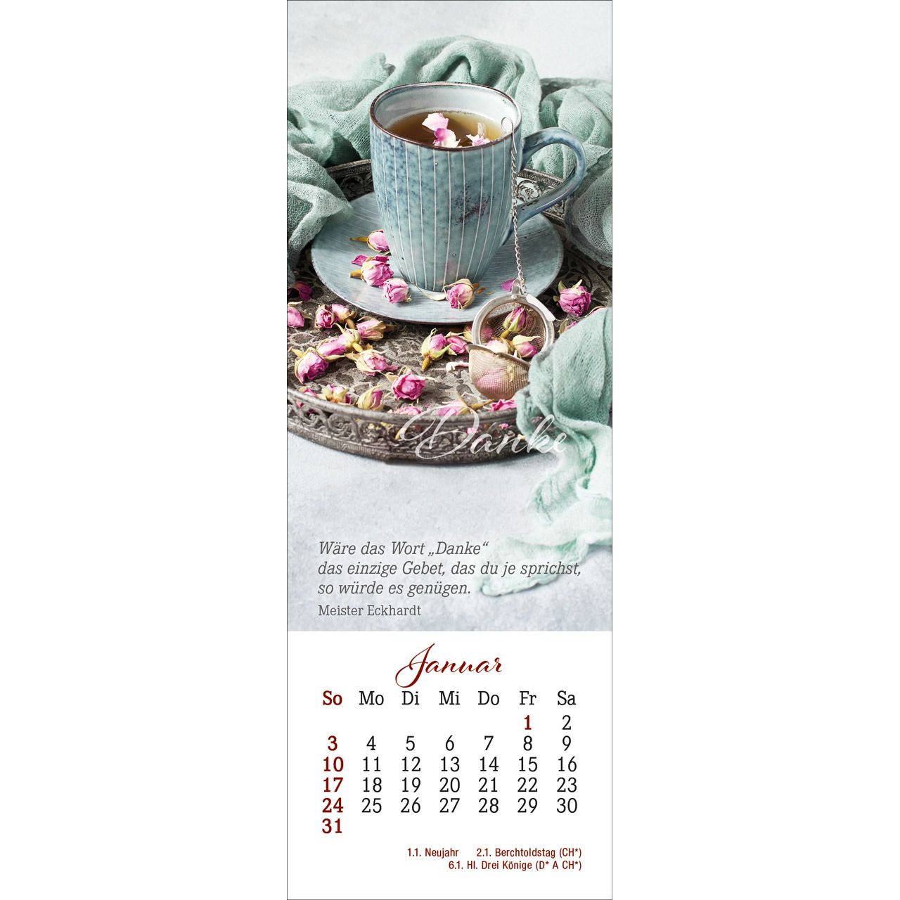 Den Augenblick genießen 2027 - Lesezeichen-Kalender