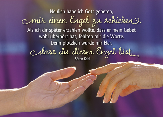 Du bist ein Geschenk des Himmels!