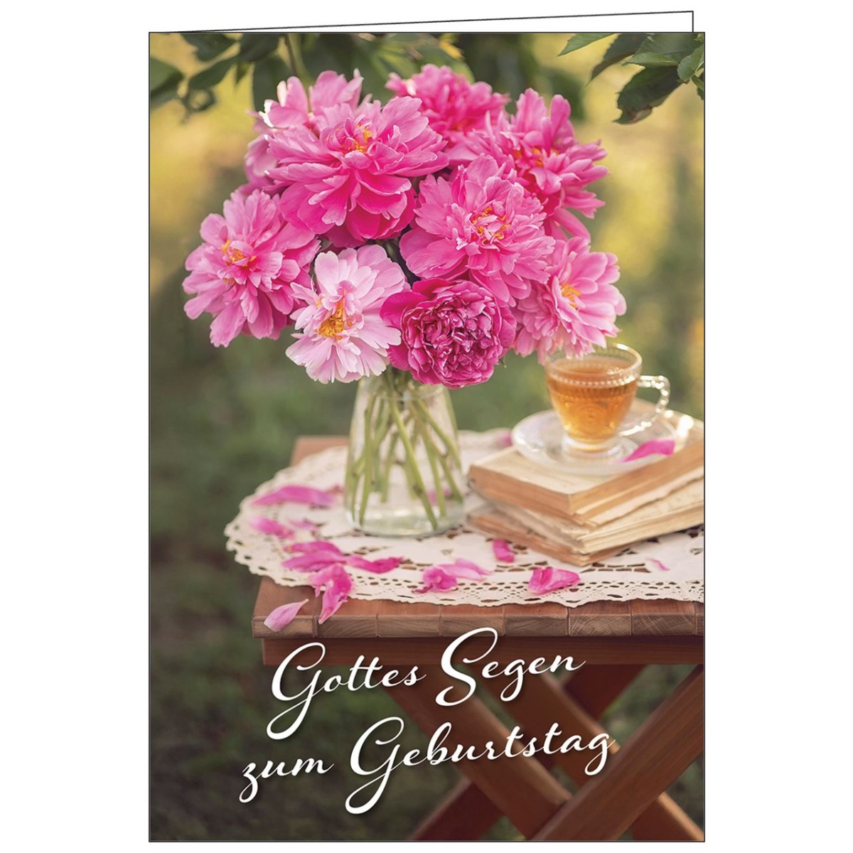 Faltkarte Gottes Segen zum Geburtstag
