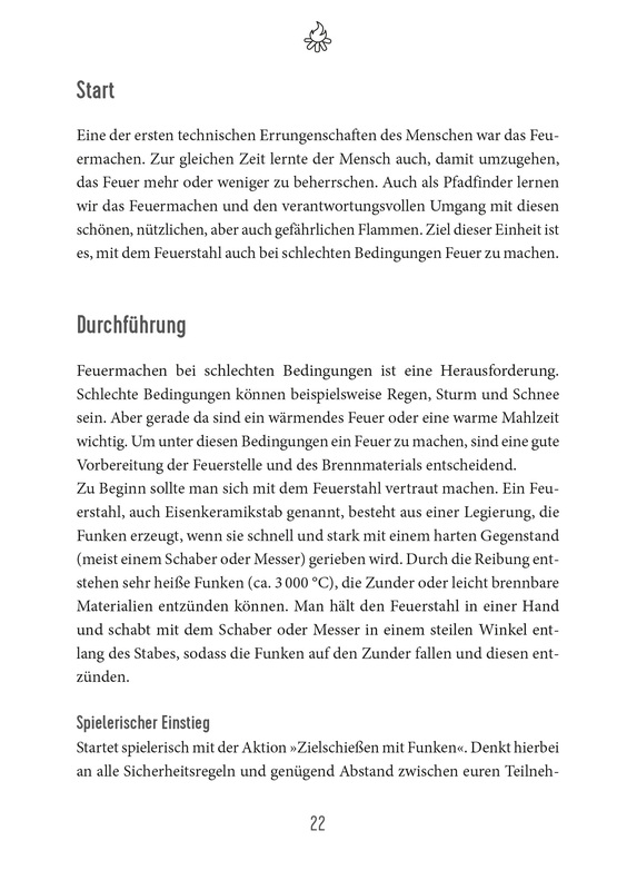 Waldläufer, Kluft und Knoten knüpfen